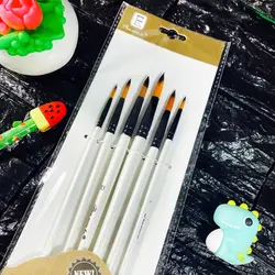 مشخصات، قیمت و خرید قلم مو گرد سری 6 تایی چینی | آل کالا