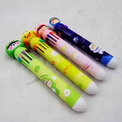 مشخصات، قیمت و خرید خودکار 10 رنگ فشاری فانتزی (36 تایی) | آل کالا