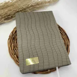 مشخصات، قیمت و خرید سررسید وزیری چرم ج ج بلوط کلیپس | آل کالا