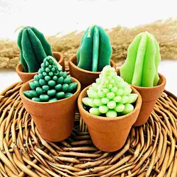 مشخصات، قیمت و خرید شمع کاکتوس کوچک گود-گود | آل کالا