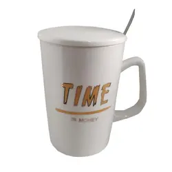 ماگ سرامیکی زیبا مدل Time کد 1030 -fbkala-mug