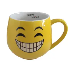 ماگ سرامیکی زیبا مدل happy کد 1045 - تخفیف ویژه mug دست