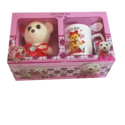 ماگ طرح تدی مدل AT-896 به همراه عروسک - فروشگاه اینترنتی اف بی کالاماگ طرح تدی مدل AT-896 به همراه عروسک