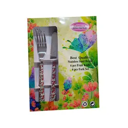 ست کارد و چنگال میوه خوری 12 پارچه ماربیلا کد 2 - فروشگاه اینترنتی اف بی کالا