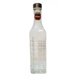بطری آب الماس کاران مدل چهارگوش شطرنجی - فروشگاه اینترنتی اف بی کالا