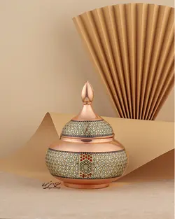 قندان خاتم ارتفاع 22cm