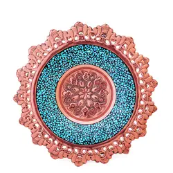 شیرینی خوری فیروزه کوبی مدل شبکه بری 10cm کد F137 - مسجدی