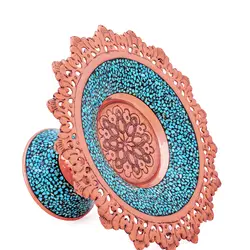 شیرینی خوری شبکه بری فیروزه کوب سایز 2 کد F88 - صنایع دستی مسجدی