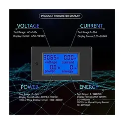 نمایشگر پنلی توان انرژی ولتاژ DC جریان مدل PZEM-031