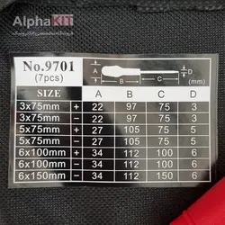 ست پیچ گوشتی 9701 عایق 7PCS 1000V