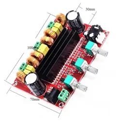 برد آمپلی فایر حرفه ای 2x50W+100W XH-M139