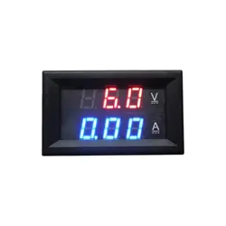 ولت متر و آمپرمتر روپنلی - قرمز و آبی