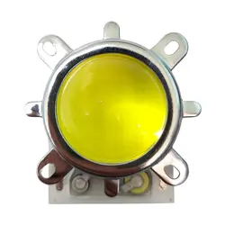 لنز محدب شیشه ای پروژکتور ال ای دی به همراه رفلکتور و هولدر سوراخ دار قطر 44 میلیمتر