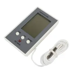 دماسنج و رطوبت سنج رومیزی و دیواری با سنسور بیرونی دما CX-201A