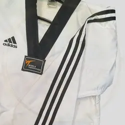 خرید لباس تکواندو کیوروگی برند آدیداس سه خط (فایتری)