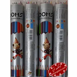 مداد رنگی دامس 12 رنگ جعبه مقوایی - فرهنگ تحریر ، فروش کتاب ، لوازم التحریر مدارس و اداری