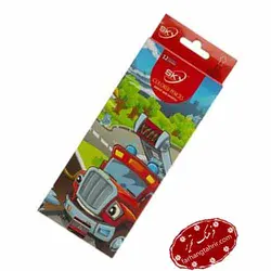 مداد رنگی 12 رنگ جعبه مقوایی اسکای - فرهنگ تحریر ، فروش کتاب ، لوازم التحریر مدارس و اداری