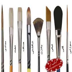 قلم مو تخت دسته بلند پارس آرتیست کد2020 - فرهنگ تحریر ، فروش کتاب ، لوازم التحریر مدارس و اداری