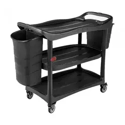 ترولی پذیرایی و حمل غذا سه طبقه