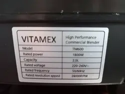مخلوط کن صنعتی ویتامکس مدل VITAMEX TM600