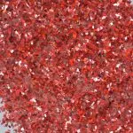 پولک نیمه درشت رنگ قرمز