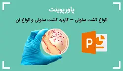 پاورپوینت انواع کشت سلولی — کاربرد کشت سلولی و انواع آن - پی استور