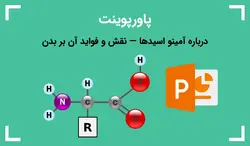 پاورپوینت درباره آمینو اسیدها — نقش و فواید آن بر بدن - پی استور
