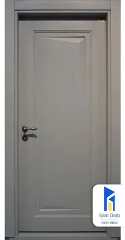 درب تک قاب اتاقی PVC-SR80 | سام درب