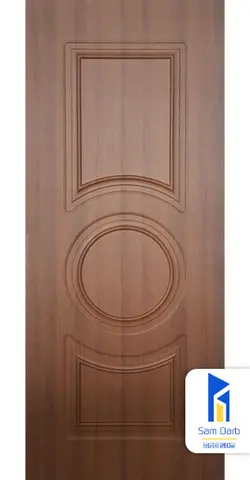 درب اتاق برجسته PVC-B322 | سام درب