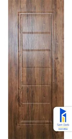 درب اتاق تک قاب میلانو PVC-B304 | سام درب