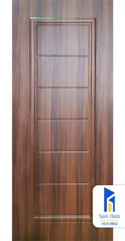 درب اتاق تک قاب میلانو PVC-B304 | سام درب