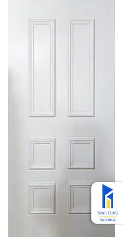 درب اتاقی برجسته PVC-B323 | سام درب