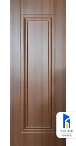 درب اتاقی برجسته تک قاب PVC-B302 | سام درب