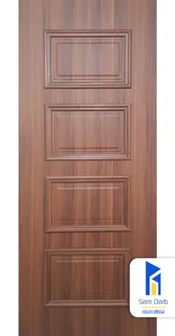 درب اتاقی روکش پی وی سی PVC-B320 | سام درب