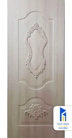 درب اتاقی روکش پی وی سی منبت PVC-M202 | سام درب