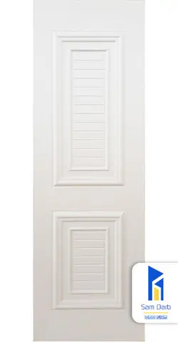 درب روکش پی وی سی برجسته PVC-B312 | سام درب