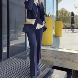 ست كلاسيك سرمه اى(كت،شلوار،جليقه)