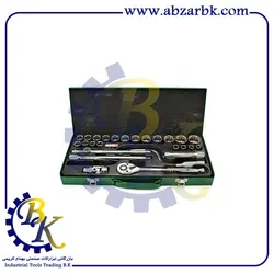 جعبه بکس 26 پارچه درایو 1/2 تاپتول GCAD2607