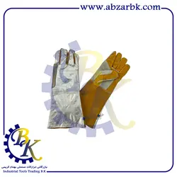 دستکش عایق حرارت جنس آلومینیومی با تحمل دمای 1200 درجه وارداتی