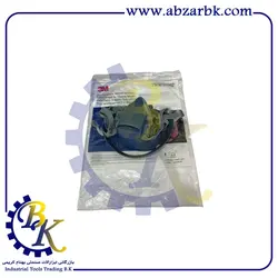 ماسک ضد مواد شیمیایی نیم صورت دو فیلر کد M7502 برند 3M تری ام