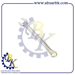 آچار یکسر رینگ زاویه دار یکسر تخت سایز 25 میلیمتر کد 748225 برند جنیوس GENIUS