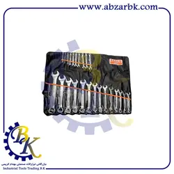 آچار یک سر رینگ یک سر تخت 24 پارچه زاویه 15 درجه مارک BAHCO مدل 111M/24T
