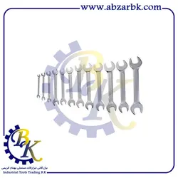 آچار دو سر تخت 12 پارچه برند TOSAN مدل T103-S12