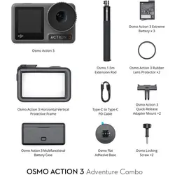 دوربین ورزشی DJI Osmo Action 3 Adventure Combo