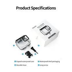 قاب ضدآب Gopro 9 برند  TELESIN