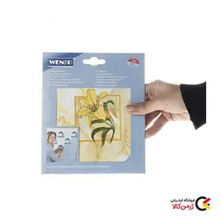 بسته 10 عددی بر چسب شیشه سه بعدی طرح گل شیپوری برند ونکو