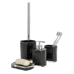 جا مسواکی پلاستیکی مشکی مدل lido Black برند ونکو آلمانی