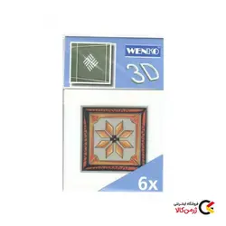 بر چسب کاشی رنگی کلاسیک طرح سه بعدی هشت پر برند ونکو