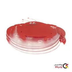 برچسب شیشه و کاشی تزیینی طرح خرچنگ بسته 4 عددی از برند کلین ولکه