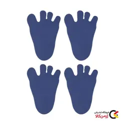 برچسب کاشی تزیینی مدل foot برند کلین ولکه بسته 4 عددی